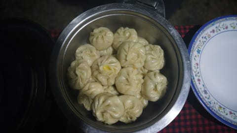 Spezialität Momos in Bhutan 