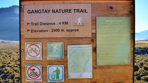 National Parks in Bhutan - Hikes in the Phobjiakha Valley Gangte Crane Valley